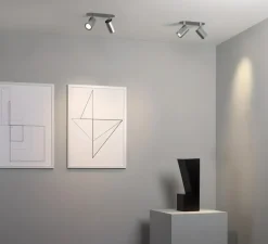 Plafonnier & Spot*Astro Applique murale, Ascoli Twin Recessed, , L29,5cm, H12cm - Lighting nickel mat