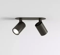 Plafonnier & Spot*Astro Applique murale, Ascoli Twin Recessed, , L29,5cm, H12cm - Lighting bronze