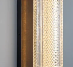 Applique murale, Ashford, Laiton antique, LED, 2700K, 660 lm, Ø15,4cm, H79cm - Mullan Lighting