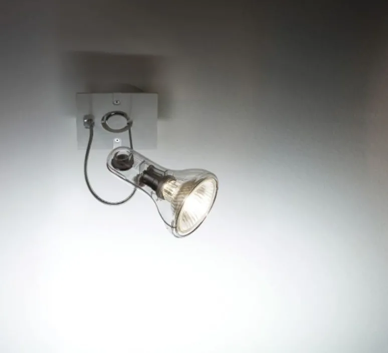 Applique*Marset Applique murale, Atlas, , Ø11cm, H23cm - Transparent