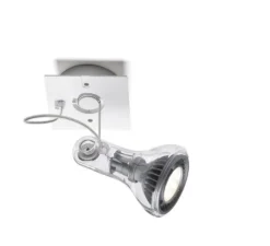 Applique*Marset Applique murale, Atlas, , Ø11cm, H23cm - Transparent