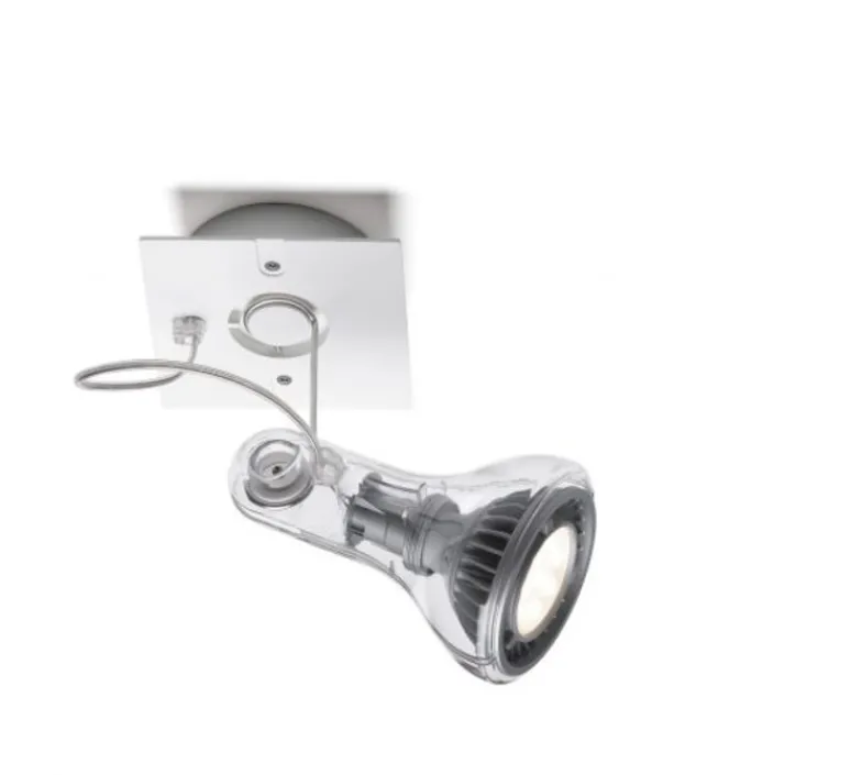 Applique*Marset Applique murale, Atlas, , Ø11cm, H23cm - Transparent