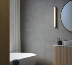 Applique*Astro Applique murale, Atticus 600, , IP44, LED, dim, 3000K, 606 lm, L5cm, H60cm - noir mat