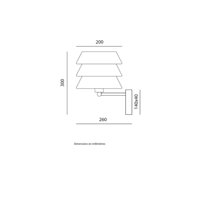 Applique*Toscot Applique murale, Aura 1241, Aura gris, moutarde, bleu d'eau, Ø20cm, H30cm - Aura gris, moutarde, bleu d'eau