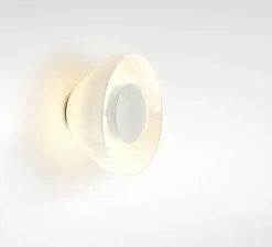 Applique*Marset Applique murale, Aura, , LED, 2700K, 448lm, Ø17,9cm, P9,6cm - opale