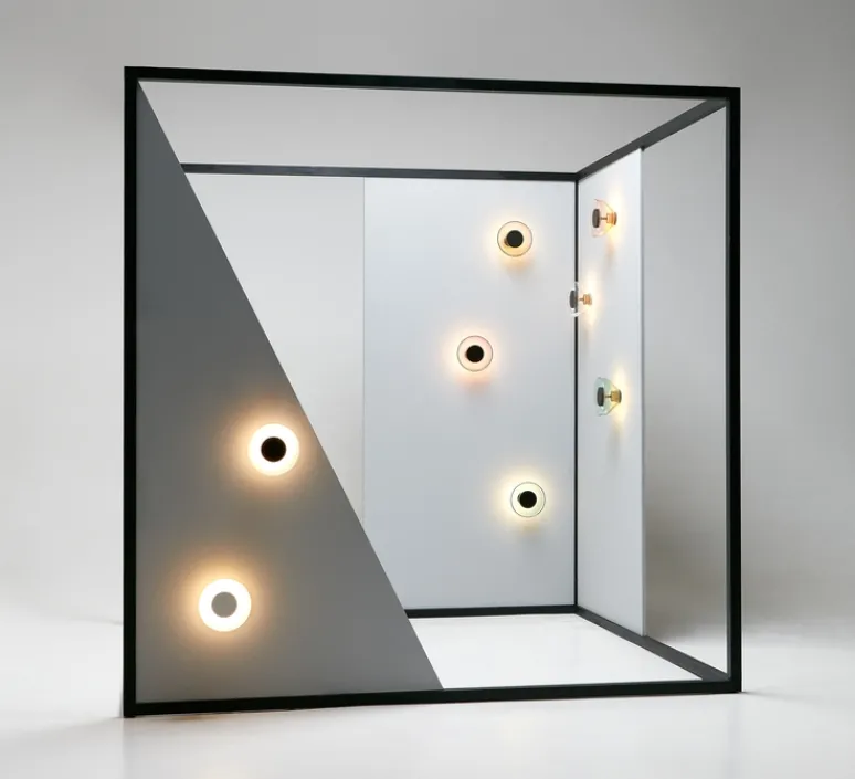 Applique*Marset Applique murale, Aura, , 2700k, 447lm, Ø17,9cm - transparent