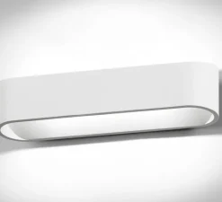 Applique*Light Point Applique murale, Aura W2, , LED, dim, 2700K, 1540 lm, L26cm, H6cm - blanc