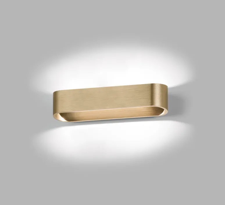 Applique*Light Point Applique murale, Aura W2, , LED, dim, 2700K, 1540 lm, L26cm, H6cm - laiton