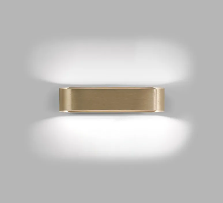 Applique*Light Point Applique murale, Aura W2, , LED, dim, 2700K, 1540 lm, L26cm, H6cm - laiton