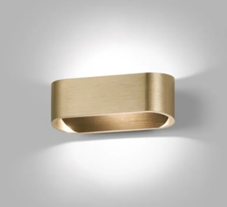 Applique*Light Point Applique murale, Aura W1, , LED, dim, 3000K, 660 lm, L16cm, H6cm - laiton