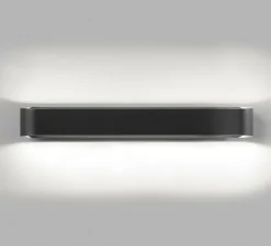 Applique murale, Aura W3, noir, LED, dim, 3000K, 1980 lm, L46cm, H6cm - Light Point
