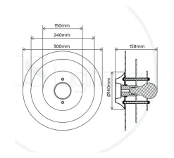 Applique*Elements lighting Applique murale, Aurore, , L30cm, H30cm- irisée