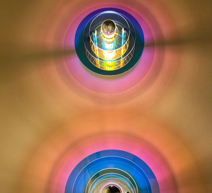 Applique murale, Aurore Petite, irisée, L22cm, H22cm-Elements lighting