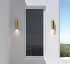 Applique*Astro Applique murale, Ava 200 Coastal, , IP44, L7,5cm, H20cm - laiton brossé PVD