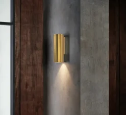 Applique*Astro Applique murale, Ava 200 Coastal, , IP44, L7,5cm, H20cm - laiton brossé PVD