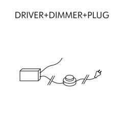 Applique*KDLN Applique murale, Azou 4, , avec prise et interrupteur, LED, 2700K, 1800lm, ∅11,5cm, P8cm (par unité) - marbre blanc