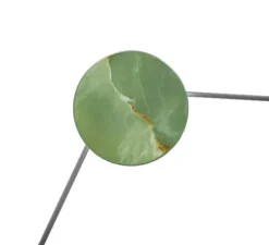 Applique murale, Azou 14, marbre noir (x11), onyx vert (x3), avec prise et interrupteur, LED, 2700K, 6300lm, ∅11,5cm, P8cm (par unité) - KDLN