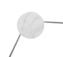 Applique*KDLN Applique murale, Azou 5, , avec prise et interrupteur, LED, 2700K, 2250lm, ∅11,5cm, P8cm (par unité) - marbre blanc