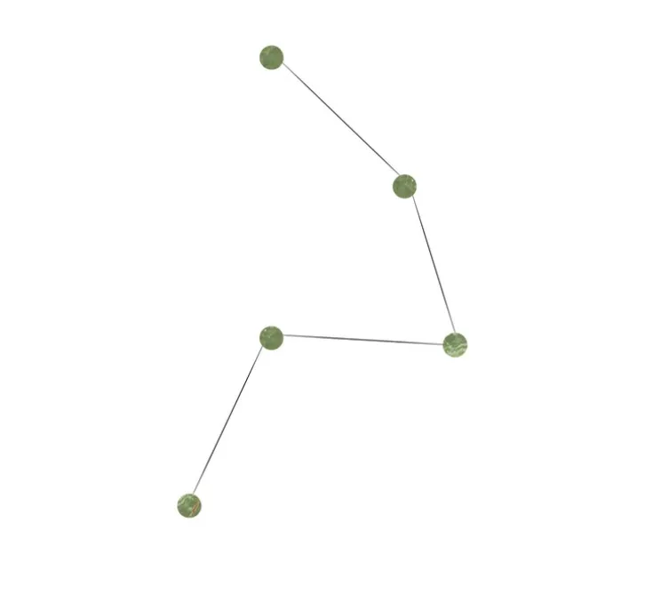 Applique murale, Azou 5, vert onyx, avec prise et interrupteur, LED, 2700K, 2250lm, ∅11,5cm, P8cm (par unité) - KDLN