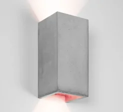 Applique*GANTLights Applique murale, [B8], , L10cm, H23cm - gris, cuivre