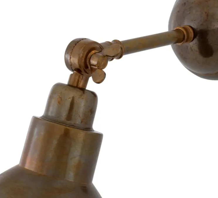 Applique murale, Baku, Lation antique, Ø15cm, H27cm - Mullan Lighting