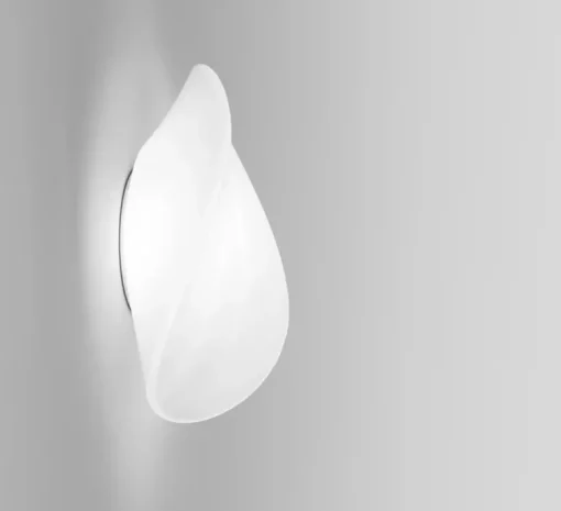 Applique*Vistosi Applique murale, Balance AP M, , LED, Ø17cm, H46cm - blanc brillant