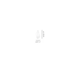 Applique*Vistosi Applique murale, Balance AP 24, E14, , Ø11cm, H24cm - blanc brillant