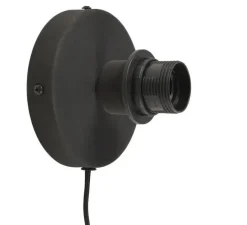 Applique murale, Bali S, naturel et noir, Ø44cm, H44cm - Good&Mojo