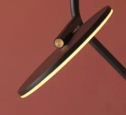 Applique*Tunto Applique murale, Ballon Wall 5, modèle A, , LED, 3000K, 800lm, L72,2cm, H58,9cm - noir