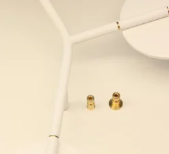 Applique murale, Ballon Wall 3, blanc et chêne, gauche, LED, 3000K, 400lm, L52cm, H41cm - TUNTO