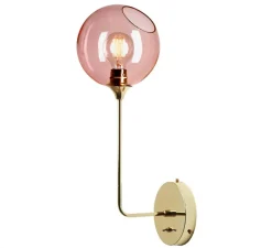 Applique*Design by us Applique murale, Ballroom XL, , Ø20cm, H57cm - rose