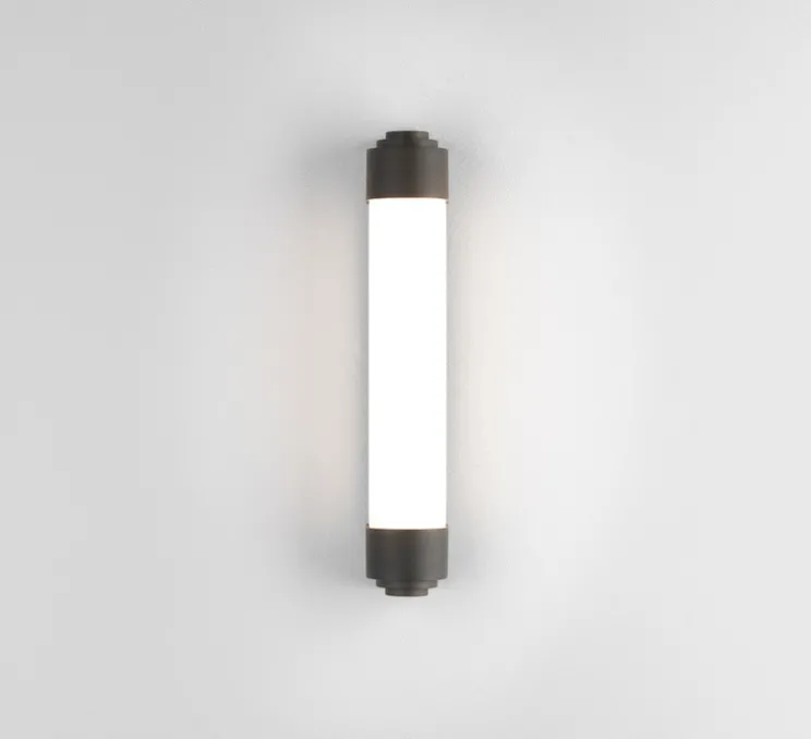 Applique murale, Belgravia 400 Led, bronze brossé, LED, dim, 3000k, 410 lm, L7,1cm, H40cm - Astro