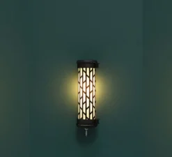 Applique*Sammode Applique murale, BELLEVILLE MINI, , IP68, Ø10cm, H36cm - noir