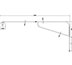 Applique murale, Bellman, noir, Ø205cm, H46,1cm - PHOLC