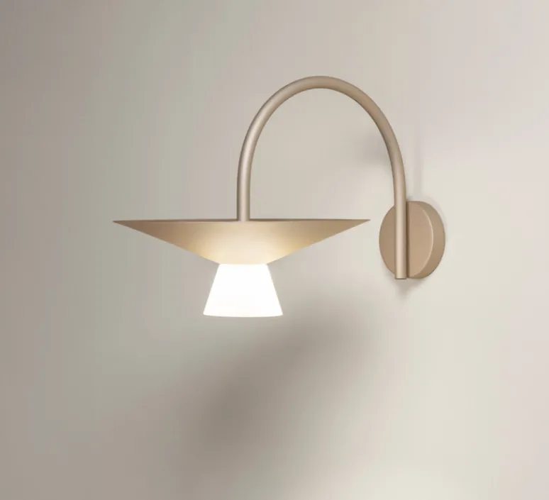 Applique*Estiluz Applique murale, Belt 4140, , 2700k, L51,3cm, H33,9cm - Champagne