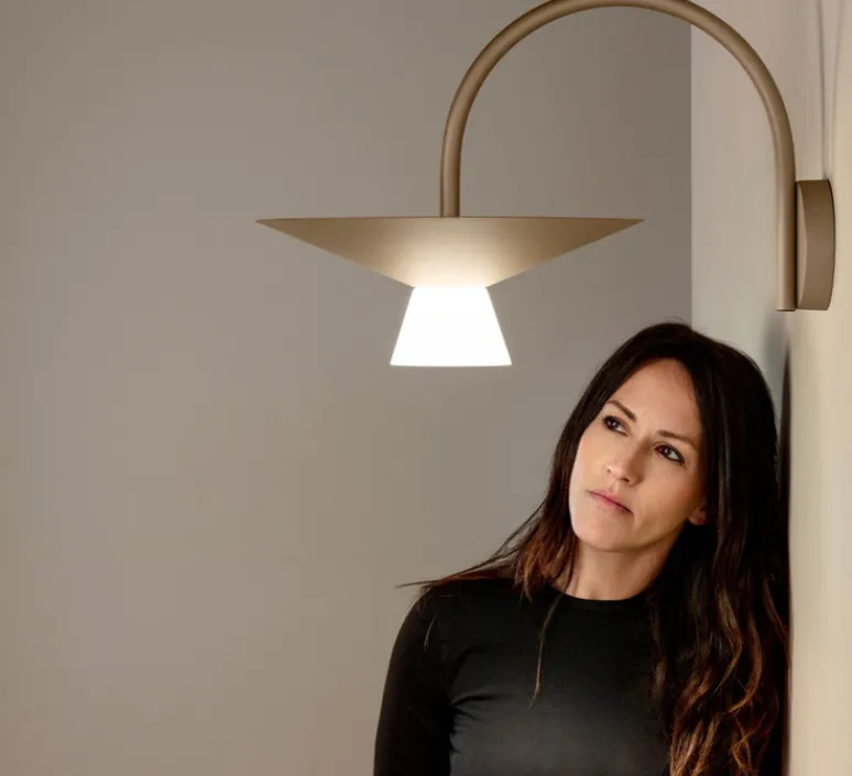 Applique*Estiluz Applique murale, Belt 4140, , 2700k, L51,3cm, H33,9cm - Champagne