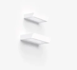 Applique murale, Belvedere W1, blanc, LED, 2700K, 1400 lm, L23cm, H3,5cm - Rotaliana