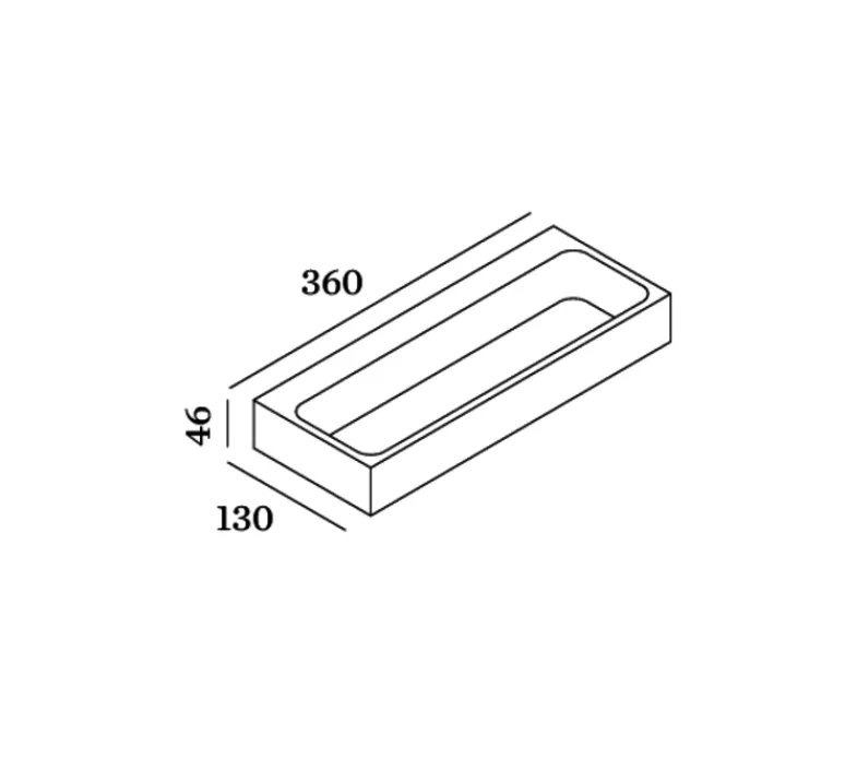 Applique*Wever&Ducré Applique murale, Bento 3,6, , LED, L36cm, H4,6cm - blanc