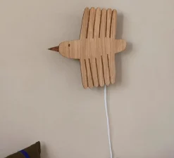 Enfants|Applique*Ferm Living Applique murale, Bird, , L31cm, H30,5cm - chêne