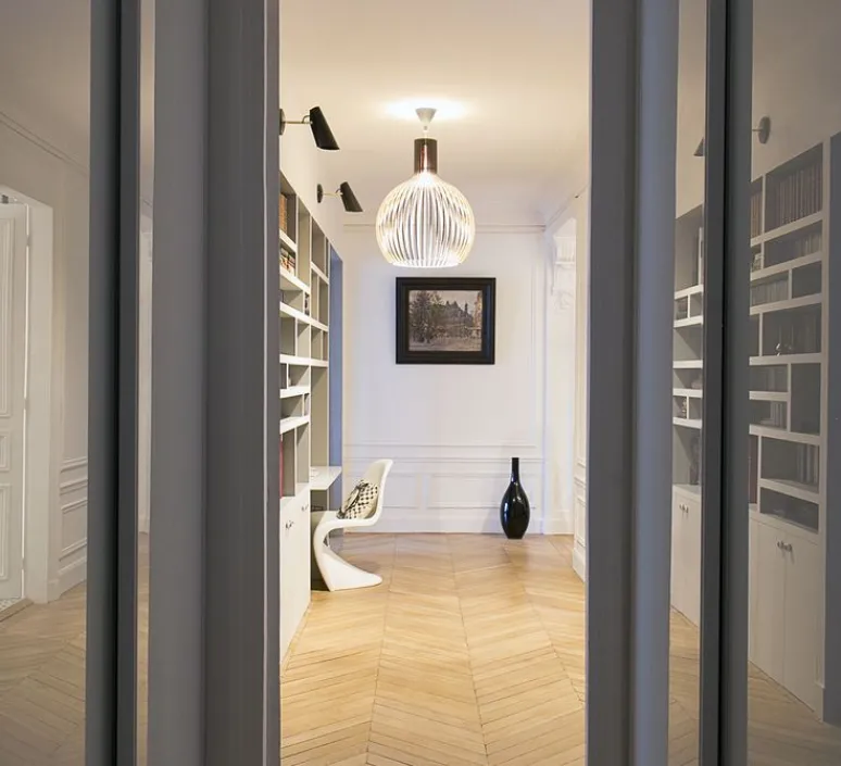 Applique*Northern Applique murale, Birdy Short, , LED, H19cm, L31,5cm - noir, laiton