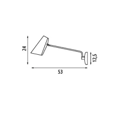 Applique murale, Birdy Swing, blanc, H24cm, L53cm - Northern