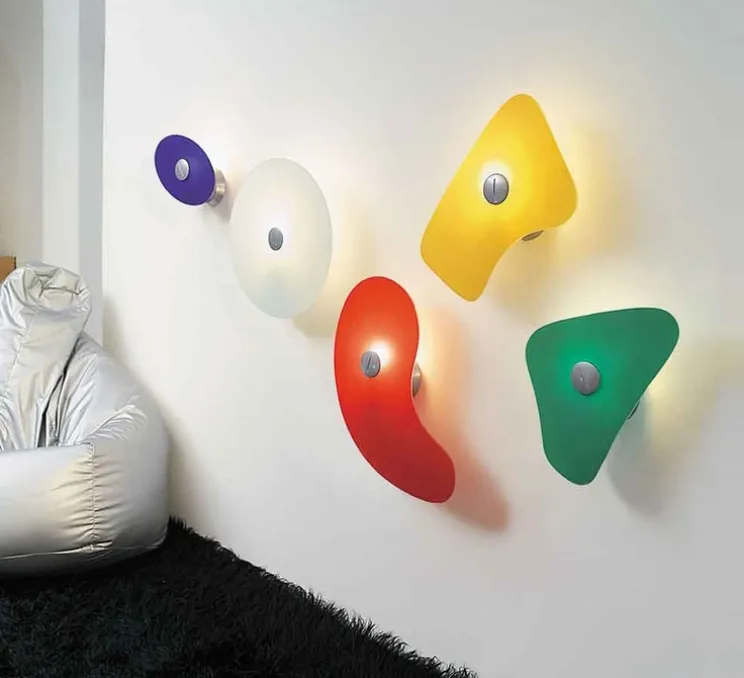 Applique murale, Bit 1, rouge, L35cm, H50cm - Foscarini