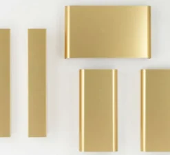 Applique murale, Bjorn 003, or, L5cm, H30cm - Zangra