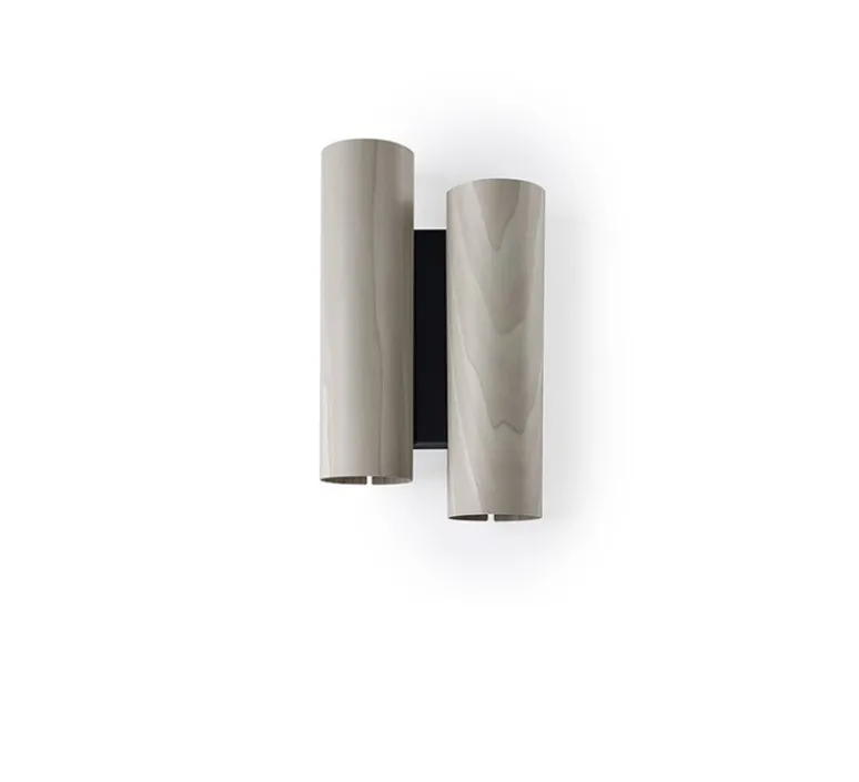 Applique*LZF Applique murale, Black Note DU, , LED, 3000K, 2884lm, L20cm, H34cm - gris, métal finition noir mat