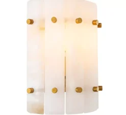 Applique*Eichholtz Applique murale, Blason single, , L22cm, H27cm - Albâtre