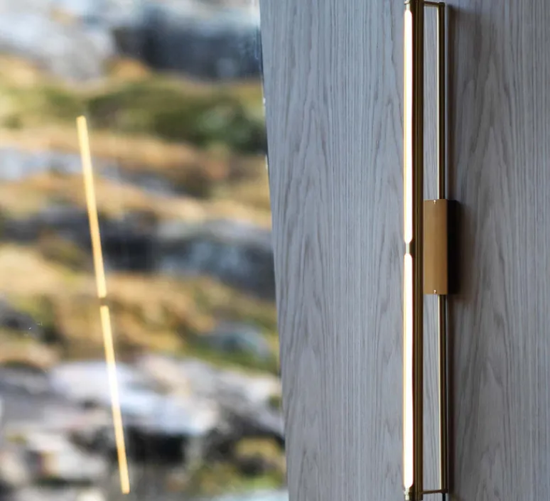 Applique*Rubn Applique murale, Bloomsbury 500, Direct, , LED, dim, 2700K, lm, Ø3cm, H50cm - laiton