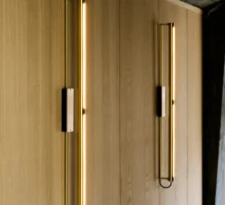 Applique*Rubn Applique murale, Bloomsbury 500, Direct, , LED, dim, 2700K, lm, Ø3cm, H50cm - laiton