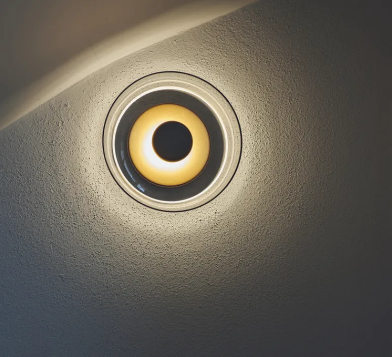 Applique*Nuura Applique murale, Blossi, , Ø23cm, H9cm - or, transparent