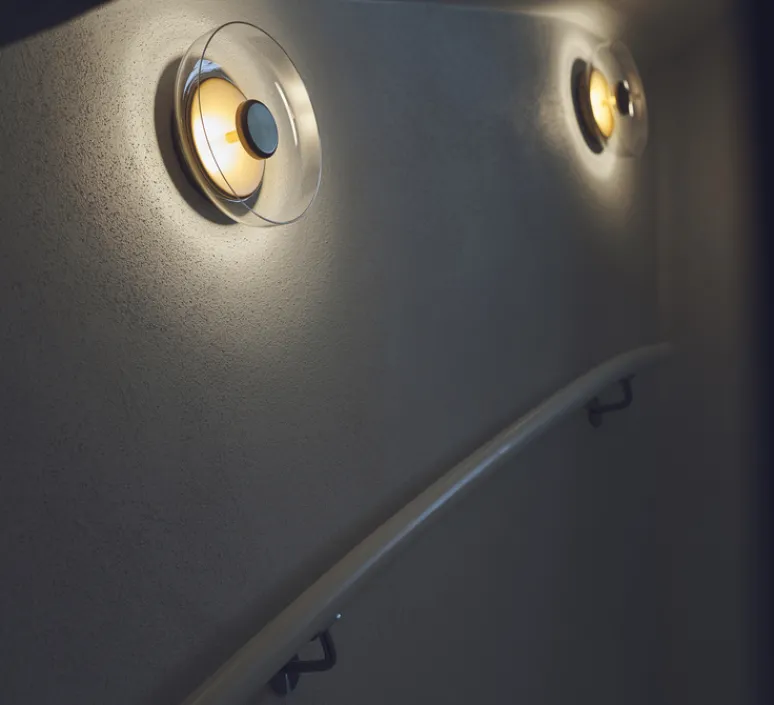 Applique*Nuura Applique murale, Blossi, , Ø23cm, H9cm - or, transparent