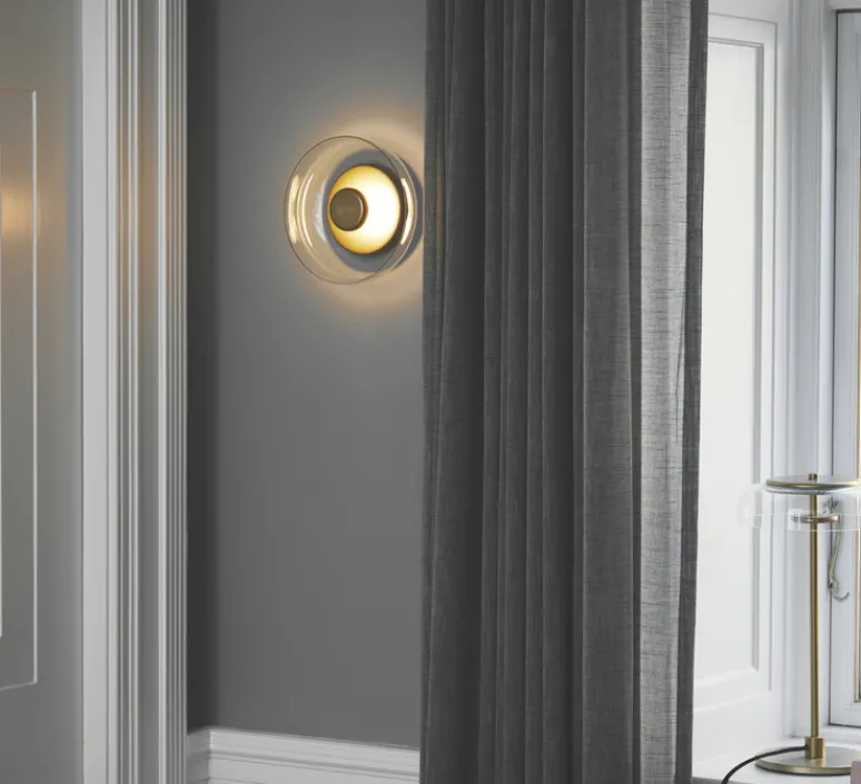 Applique*Nuura Applique murale, Blossi, , Ø23cm, H9cm - or, transparent